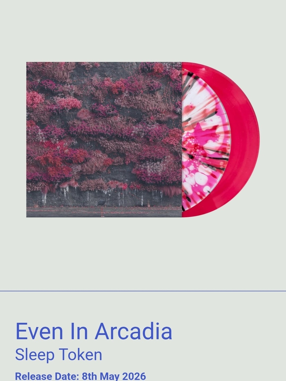 Sleep Token Even In Arcadia Bad World Liquid Vinyl Record